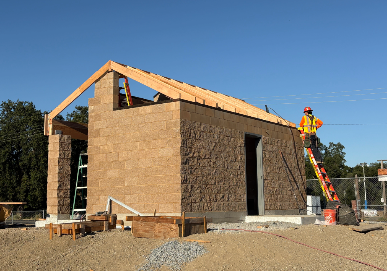 Dry Creek Greenway East Phase 1 Riverside Avenue trailhead comfort station